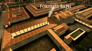 Animation of ancient Roman Fort in Caerleon Wales [upl. by Choong848]