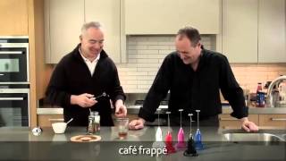 How to make a frappé coffee using an aerolatte milk frother [upl. by Eelrac]