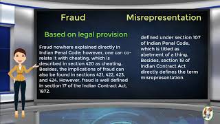 What is Difference Between Fraud amp Misrepresentation [upl. by Fesuy]