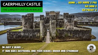 Caerphilly Castle  The Largest in Wales 2nd in Britain [upl. by Neeruan]