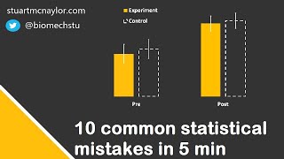 Ten Statistical Mistakes in 5 Min [upl. by Jonme]