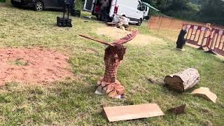 A fabulous range of wooden sculpture at Caerleon festival 2024 [upl. by Karas]