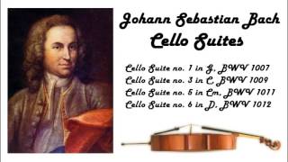 Johann Sebastian Bach  Cello suites in 432 Hz great for reading or studying [upl. by Yellat]