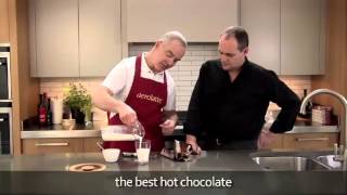 How to make a hot chocolate using an aerolatte milk frother [upl. by Ainegue]